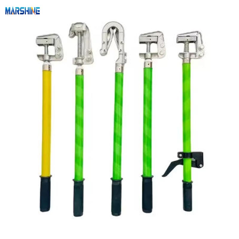 Nagyfeszültségű üvegszálas földelő rúd