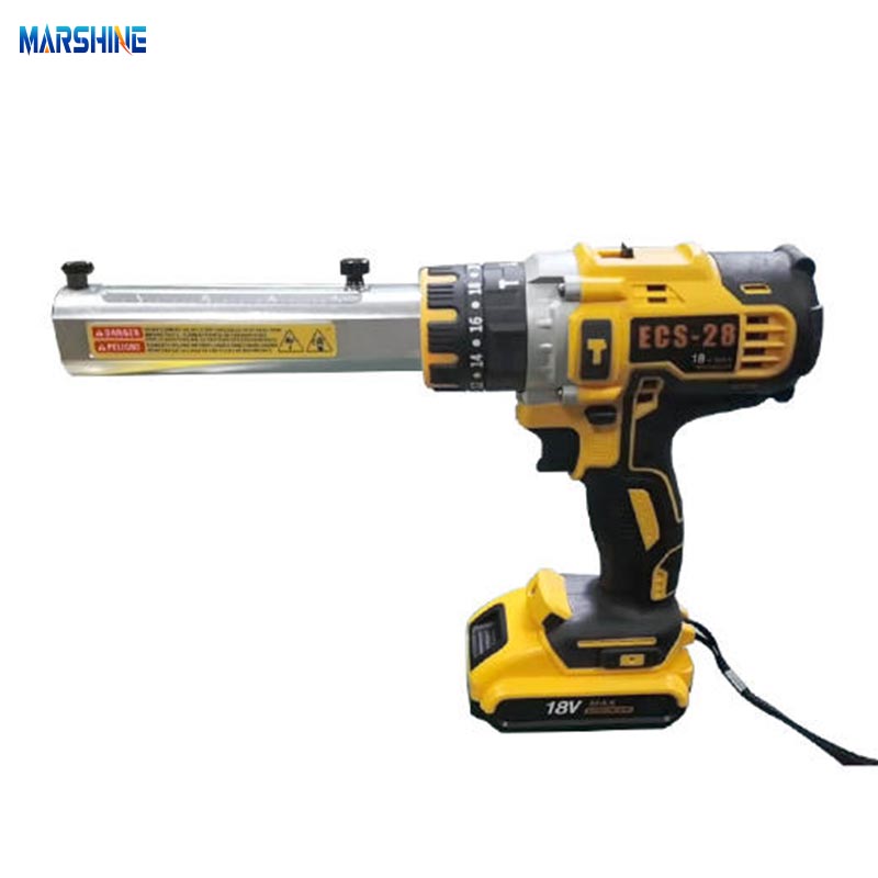 Újratölthető, gyors, egydobos huzalcsupaszító